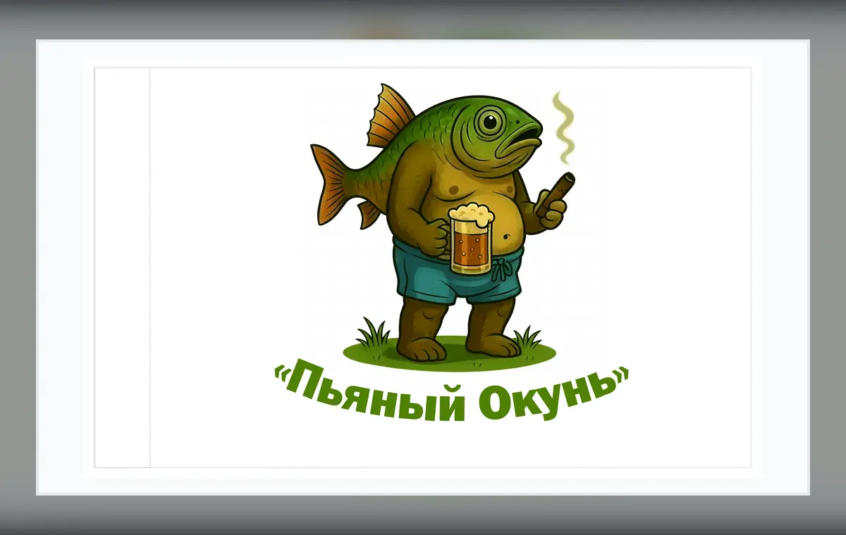 Макет флага Пьяный окунь
